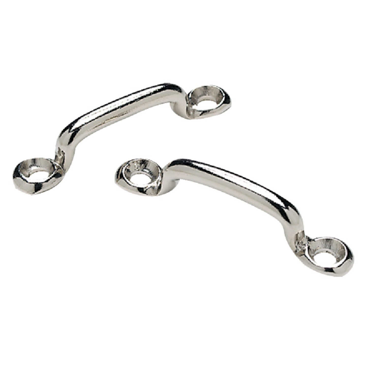 Seachoice 2-11/16 In. L x 11/32 x 1-7/32 In. ID Nickel Plated Brass Wire Battery Eye Strap (2-Pack) Image 1