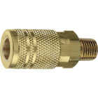 Tru-Flate Industrial/Milton Series Push-to-Connect 3/8 In. MNPT Coupler Image 2