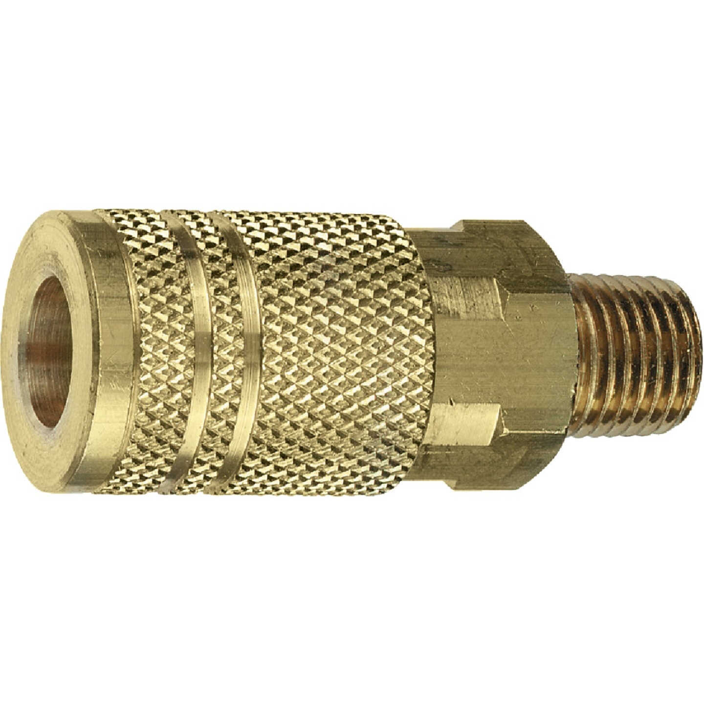 Tru-Flate Industrial/Milton Series Push-to-Connect 3/8 In. MNPT Coupler Image 2