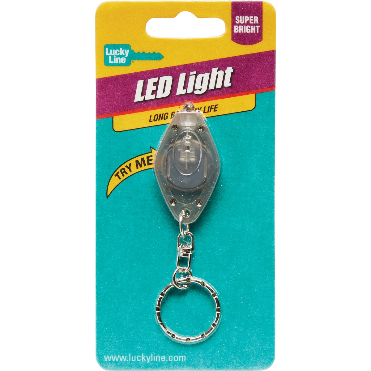 Lucky Line Oval Mini Key Ring with LED Light Image 2