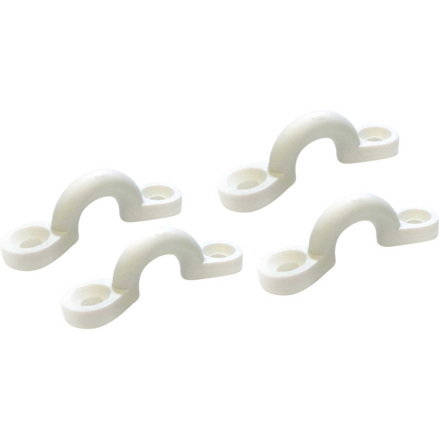 Seachoice 1-7/8 In. L x 11/32 In. ID White Non-Corrosive Nylon Eye Strap (4-Pack) Image 1