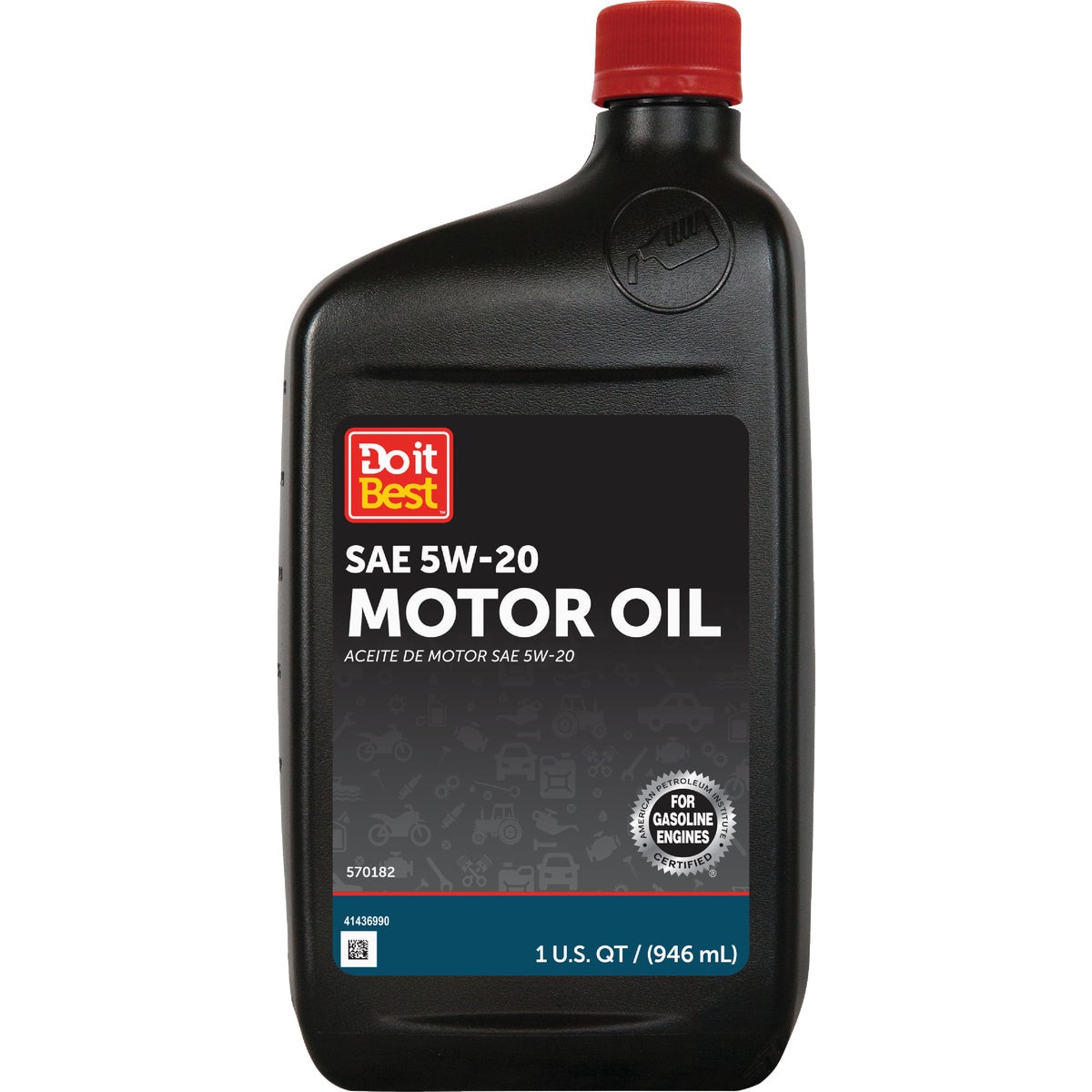 Do it Best 5W-20 Synthetic Blend Motor Oil, Quart