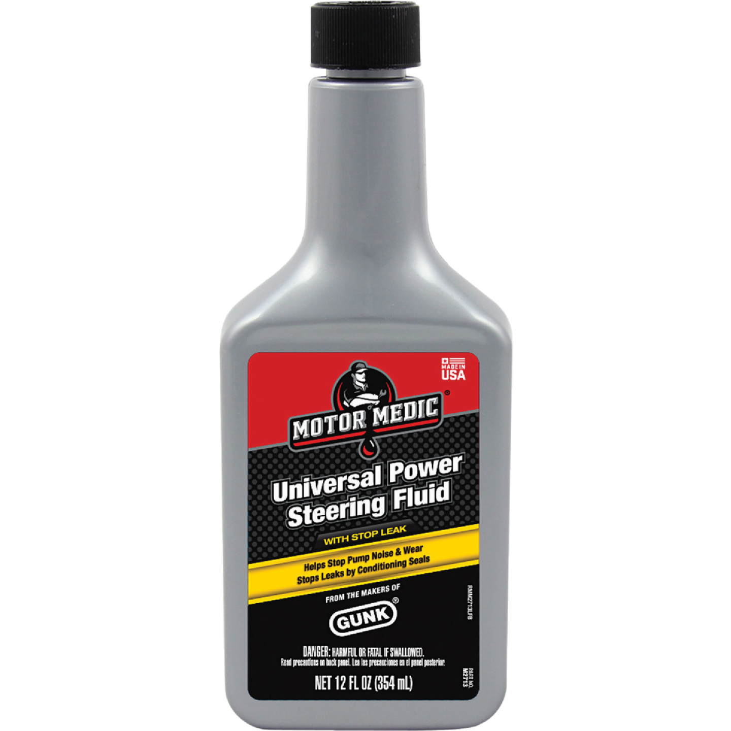 MotorMedic 12 Oz. Power Steering Fluid Image 1