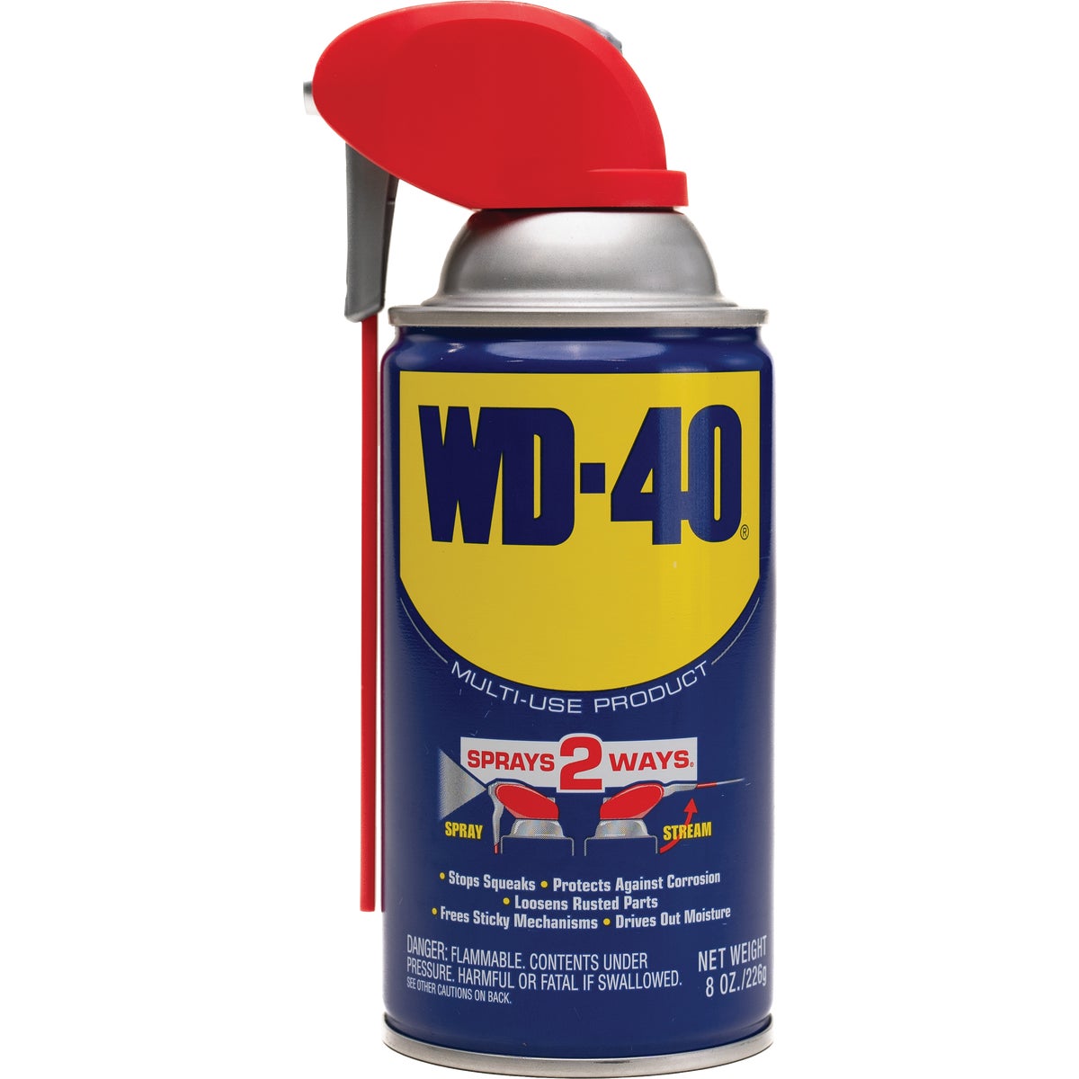 WD-40 8 Oz. Aerosol Multi-Purpose Lubricant with Smart Straw Image 2