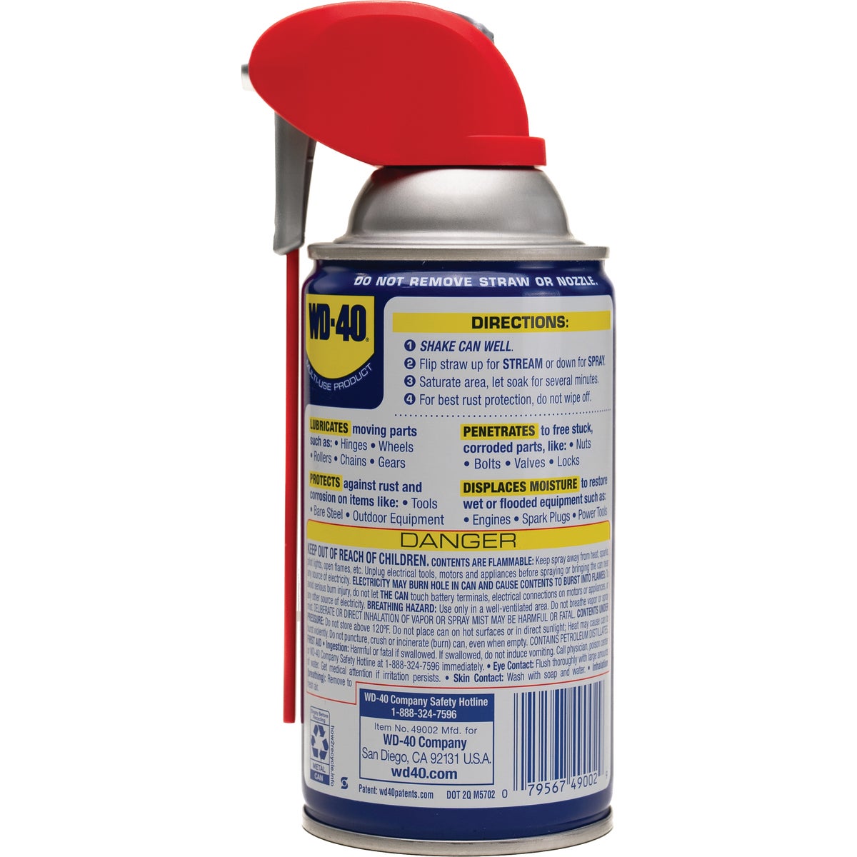 WD-40 8 Oz. Aerosol Multi-Purpose Lubricant with Smart Straw Image 3