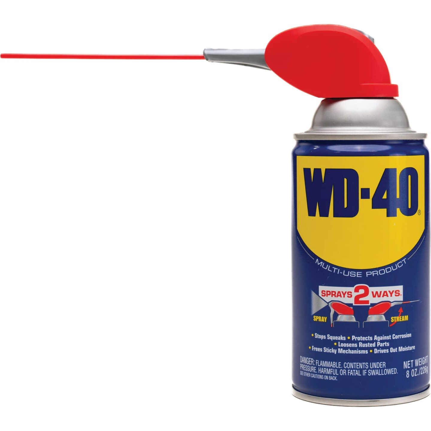 WD-40 8 Oz. Aerosol Multi-Purpose Lubricant with Smart Straw Image 1
