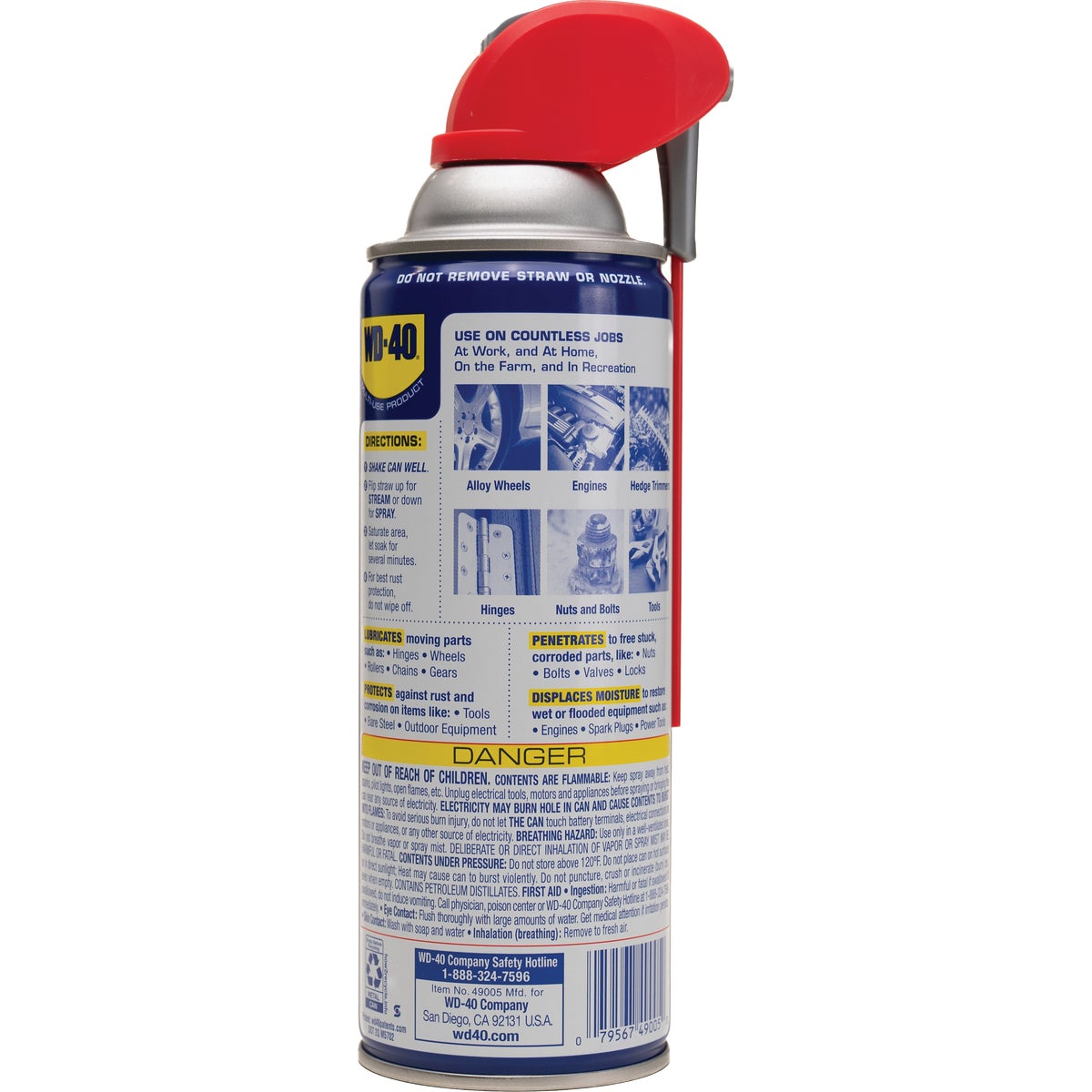 WD-40 12 Oz. Aerosol Multi-Purpose Lubricant with Smart Straw Image 3