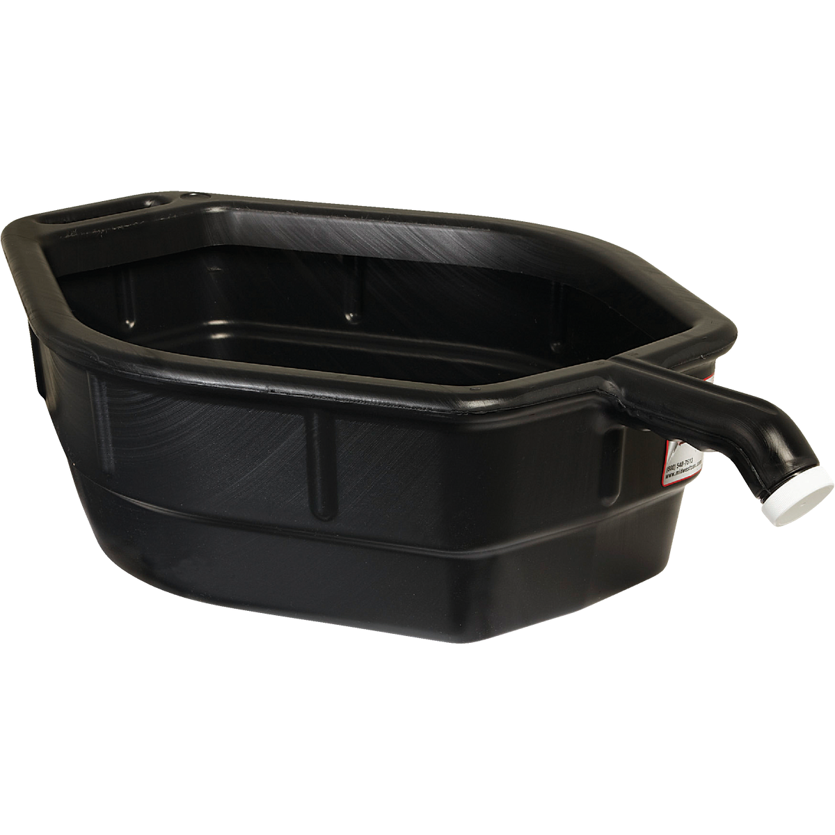  Midwest Can 5 Gal Black Polyethylene Oil Drain Pan