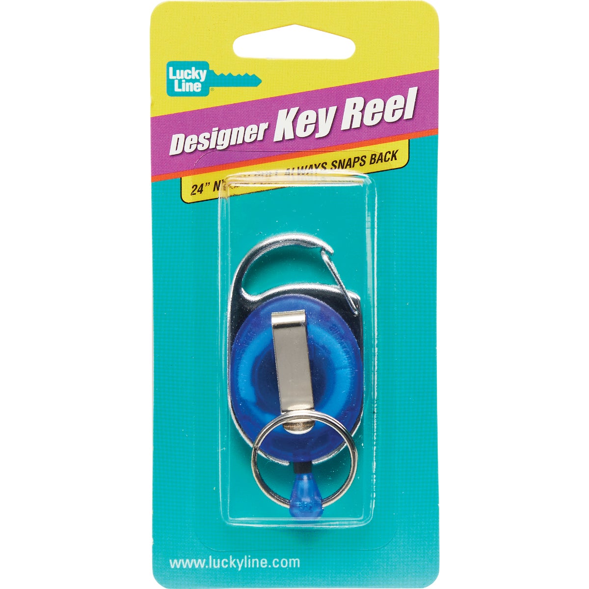 Lucky Line Retractable 24 In. Retractable Key Chain Image 2