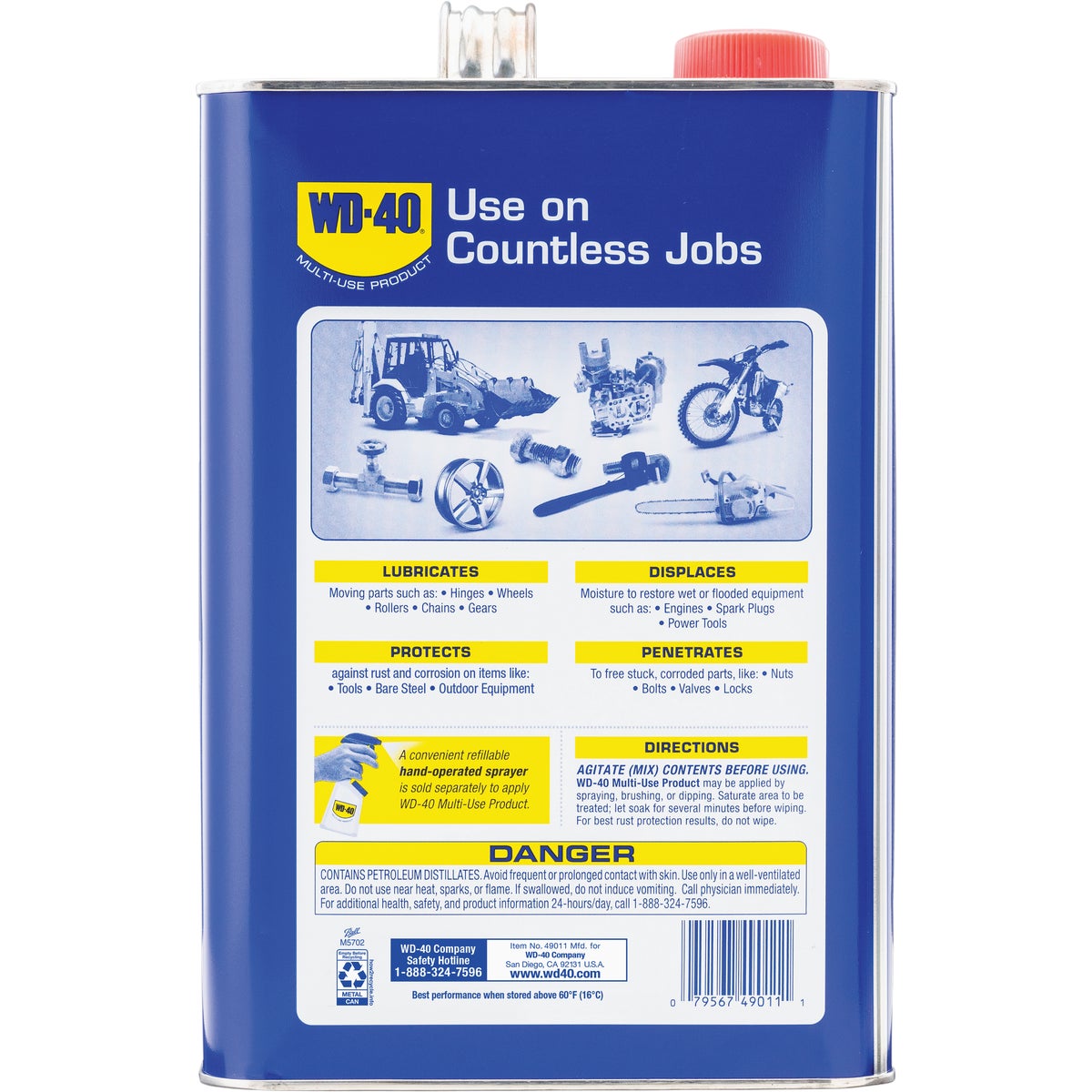 WD-40 Gal. Liquid Multi-Purpose Lubricant Image 2