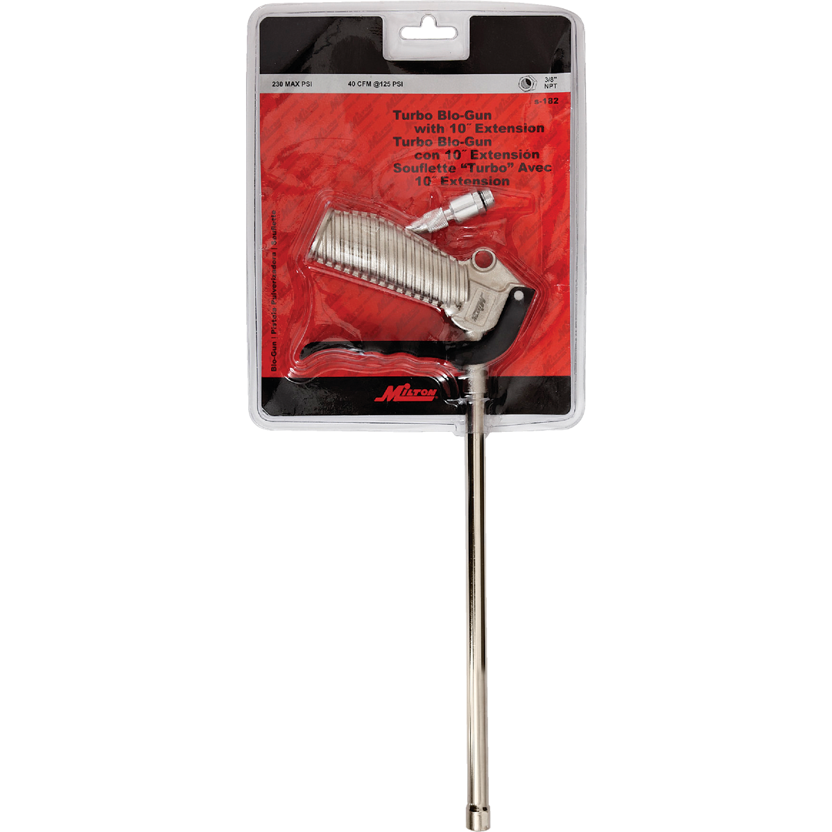 Milton 230 PSI Turbo 3/8 In. Blow Gun Image 2