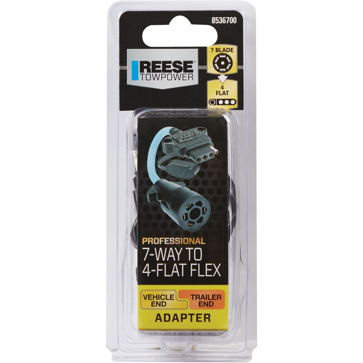 Hopkins Towing Solutions 7 RV Blade to 4-Flat Flex Adapter Image 2