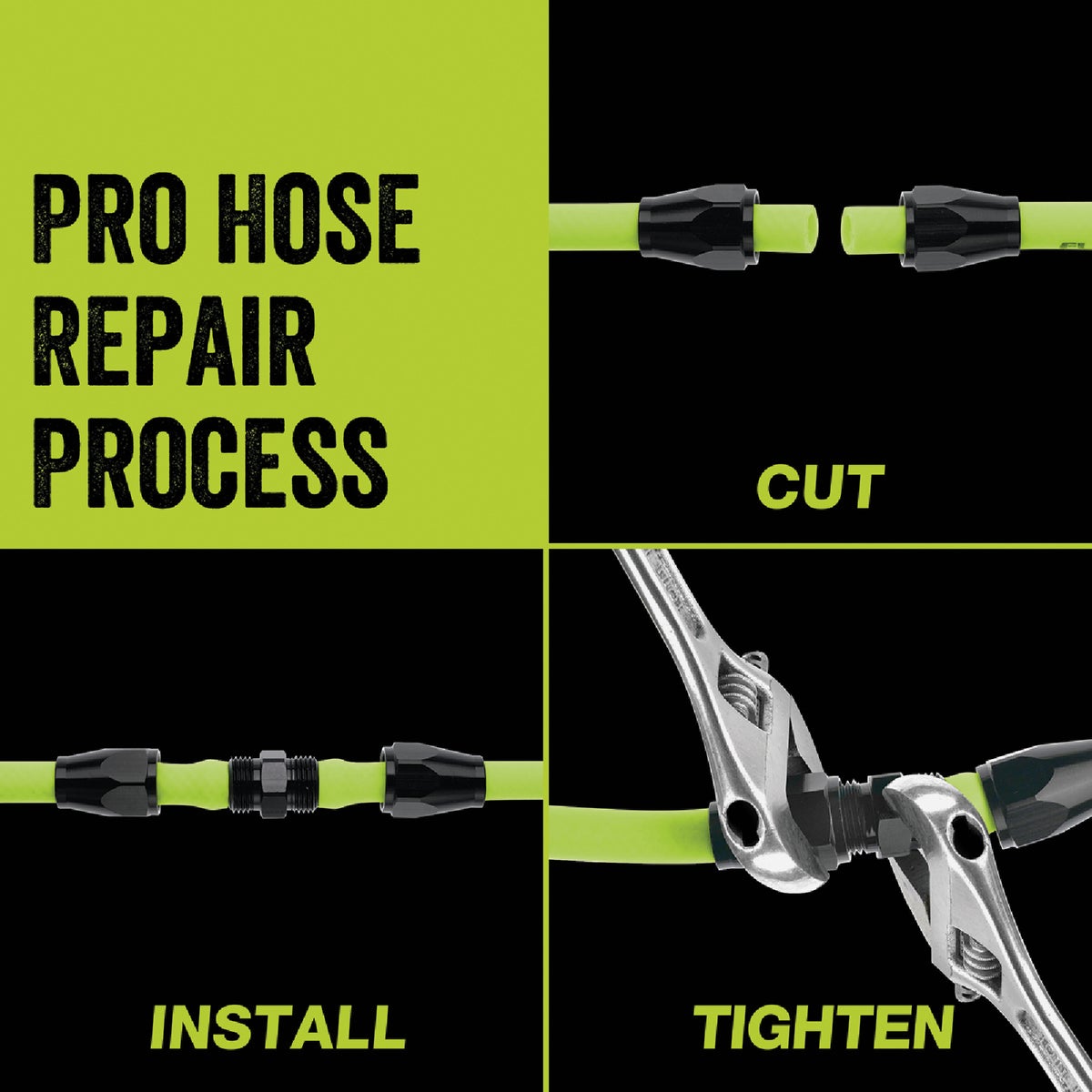 Flexzilla Pro 3/8 In. Barb Reusable Air Hose Splicer Image 3