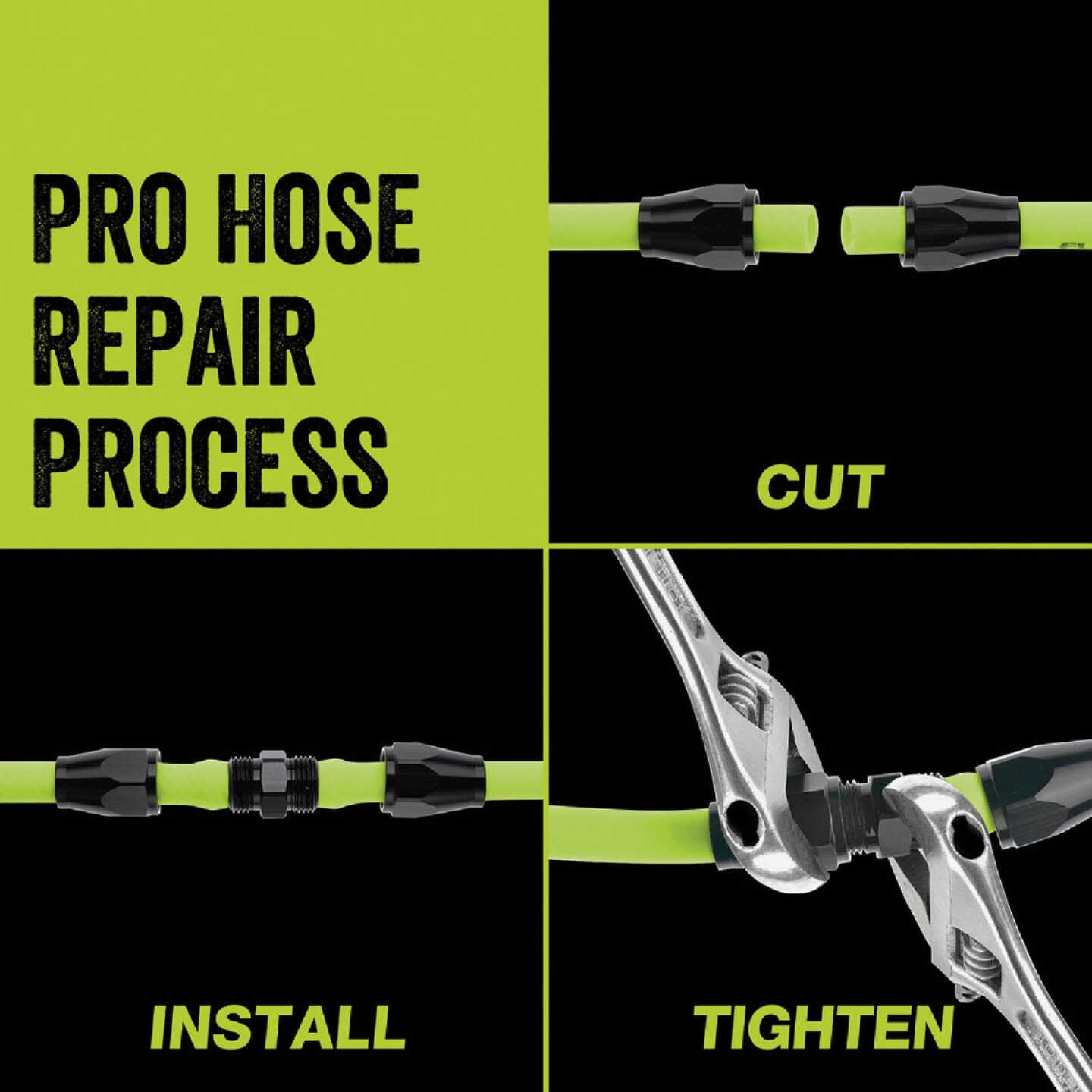 Flexzilla Pro 3/8 In. Barb Reusable Air Hose Splicer Image 3