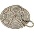 Seachoice 3/8 In. x 15 Ft. Gold Double Braid Nylon Dock Line Image 1