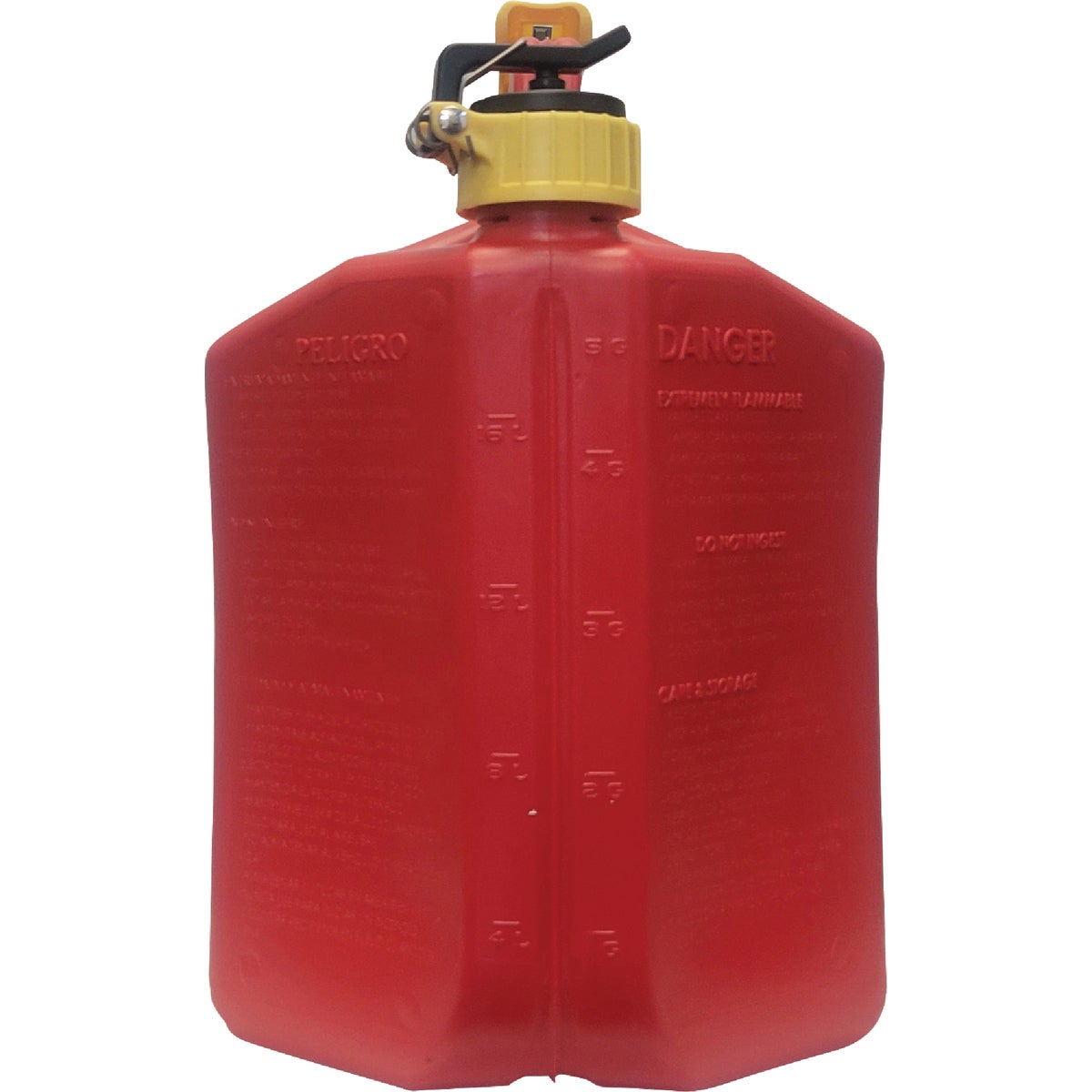 SureCan 5 Gal. Plastic Gasoline Safety Fuel Can, Red Image 5