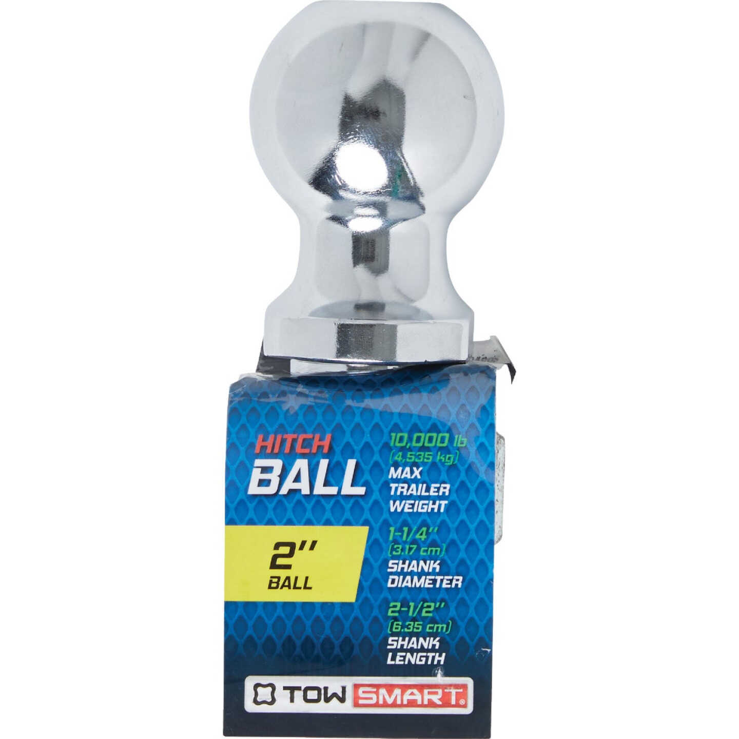 TowSmart Class IV 2 In. x 1-1/4 In. x 2-1/2 In. Hitch Ball, 10,000 Lb. Capacity Image 2