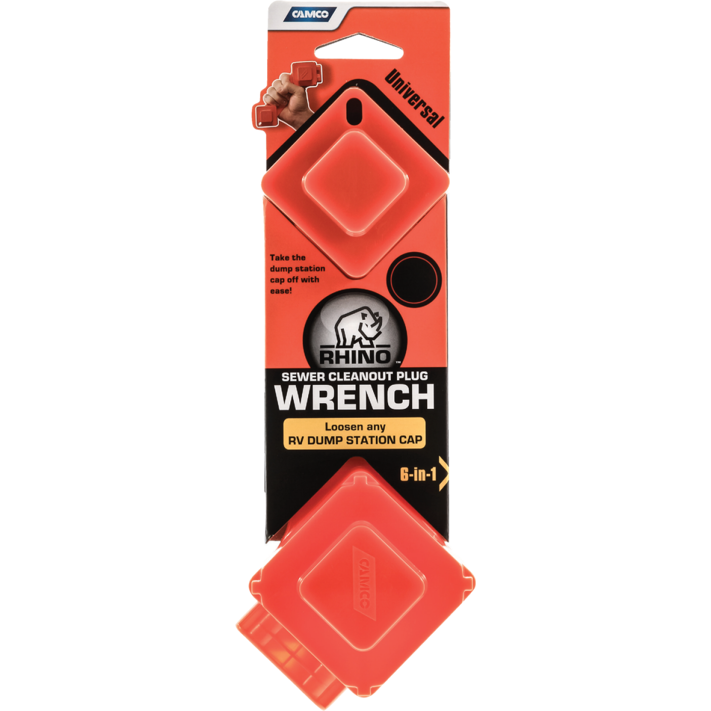 Camco RhinoFLEX RV Sewer Cleanout Plug Wrench Image 1