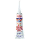 Permatex 3 Oz. Clear RTV Silicone Adhesive Sealant Image 1