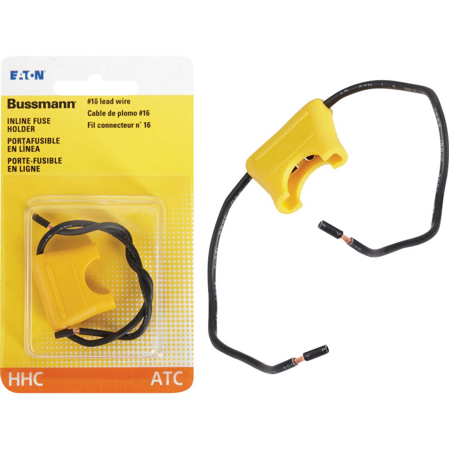 Bussmann 20-Amp #16 ATC Inline Blade Fuse Holder Image 1