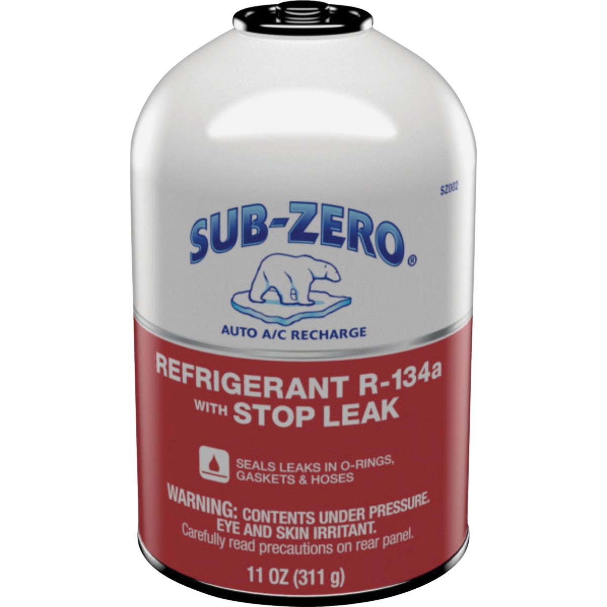 Quest Sub-Zero 11 Oz. R-134a Refrigerant with Stop Leak