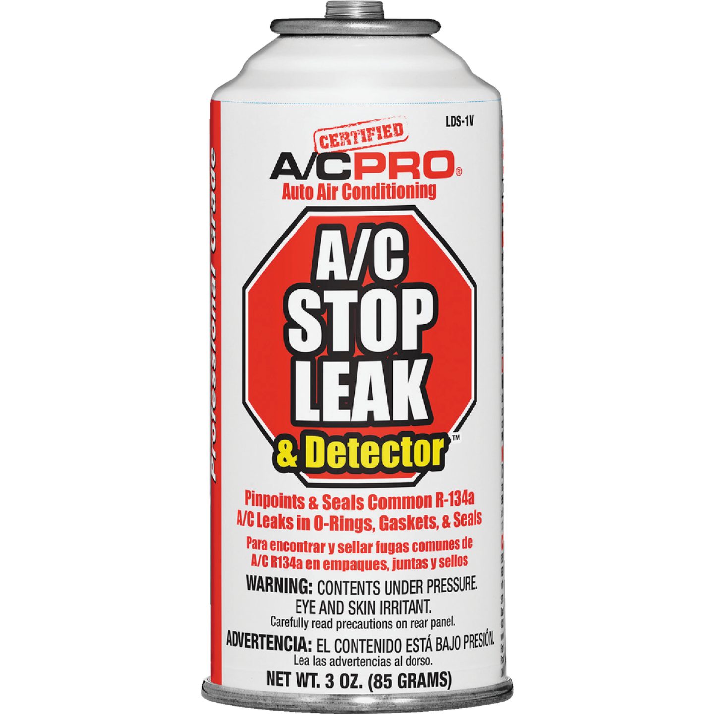 Quest 3 Oz. R-134a Refrigerant with Stop Leak & Detector Image 1