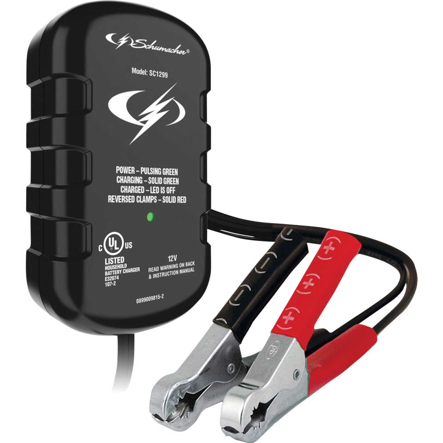 Schumacher Automatic 12V 0.75-Amp Auto Battery Charger Image 1