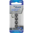 Tru-Flate Plastic Black Tire Valve Cap (4-Pack) Image 2
