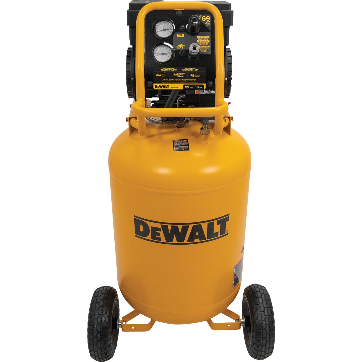DEWALT 26 Gal. Portable Vertical 175 psi Air Compressor