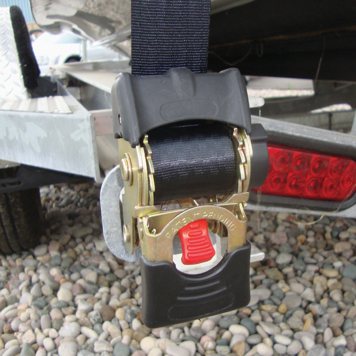 Erickson 2 In. x 5-1/2 Ft. 1333 Lb. Bolt-On Re-Tractable Transom Tie-Down (2-Pack) Image 3