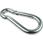 Seachoice 3/8 In. 600 Lb. Polished Stainless Steel Safety Spring Hook All Purpose Snap Image 1