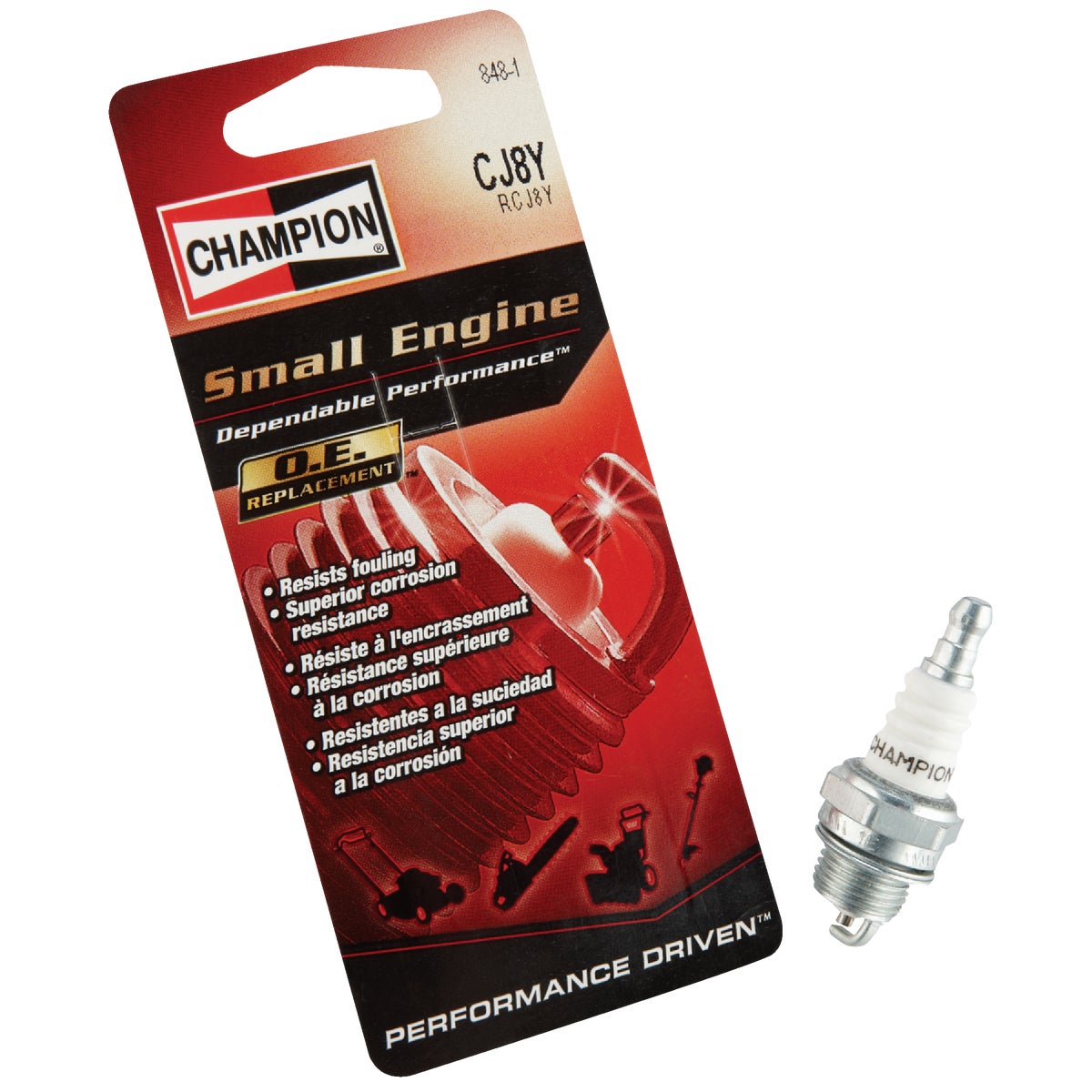 Champion CJ8Y Copper Plus Small Engine Spark Plug Image 2
