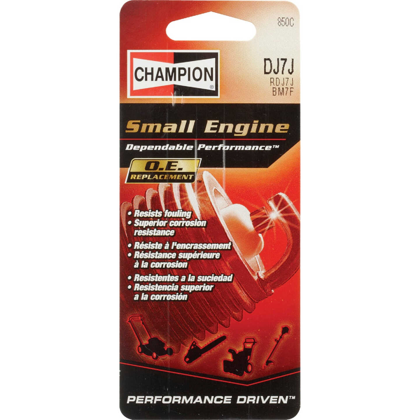 Champion DJ7J Copper Plus Chainsaw Spark Plug Image 1