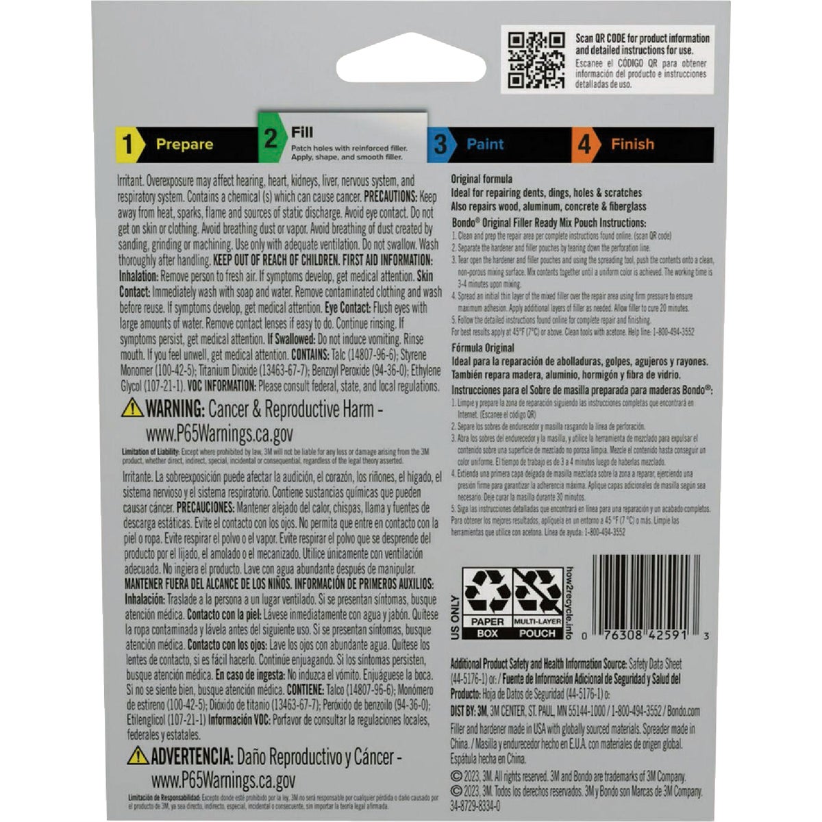 Bondo 2 Oz. Ready Mix Original Filler Image 2