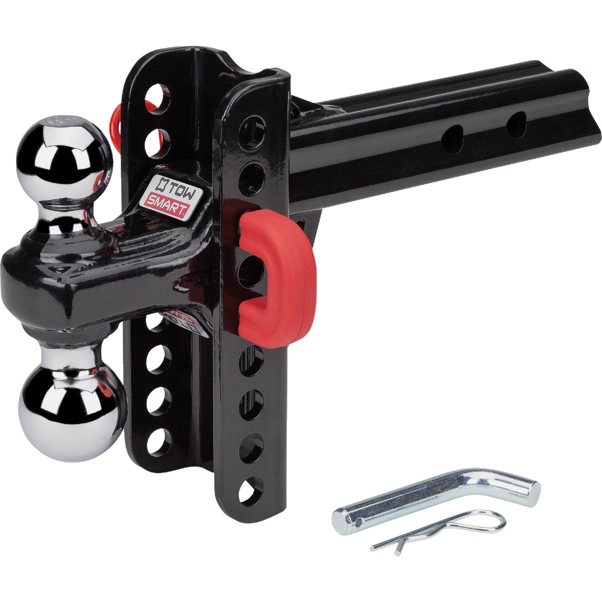 TowSmart X-Mount Adjustable Dual Ball Mount with U-Pin & Clip