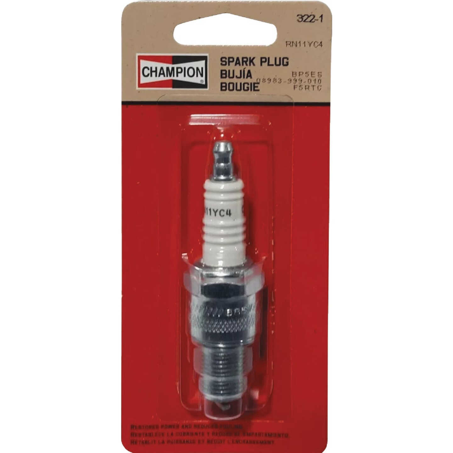 Champion RN11YC4 Copper Plus Automotive Spark Plug Image 2