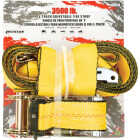 Erickson 4 In. x 22 Ft. Adjustable Standard Tire E-Track Ratchet Strap Image 1