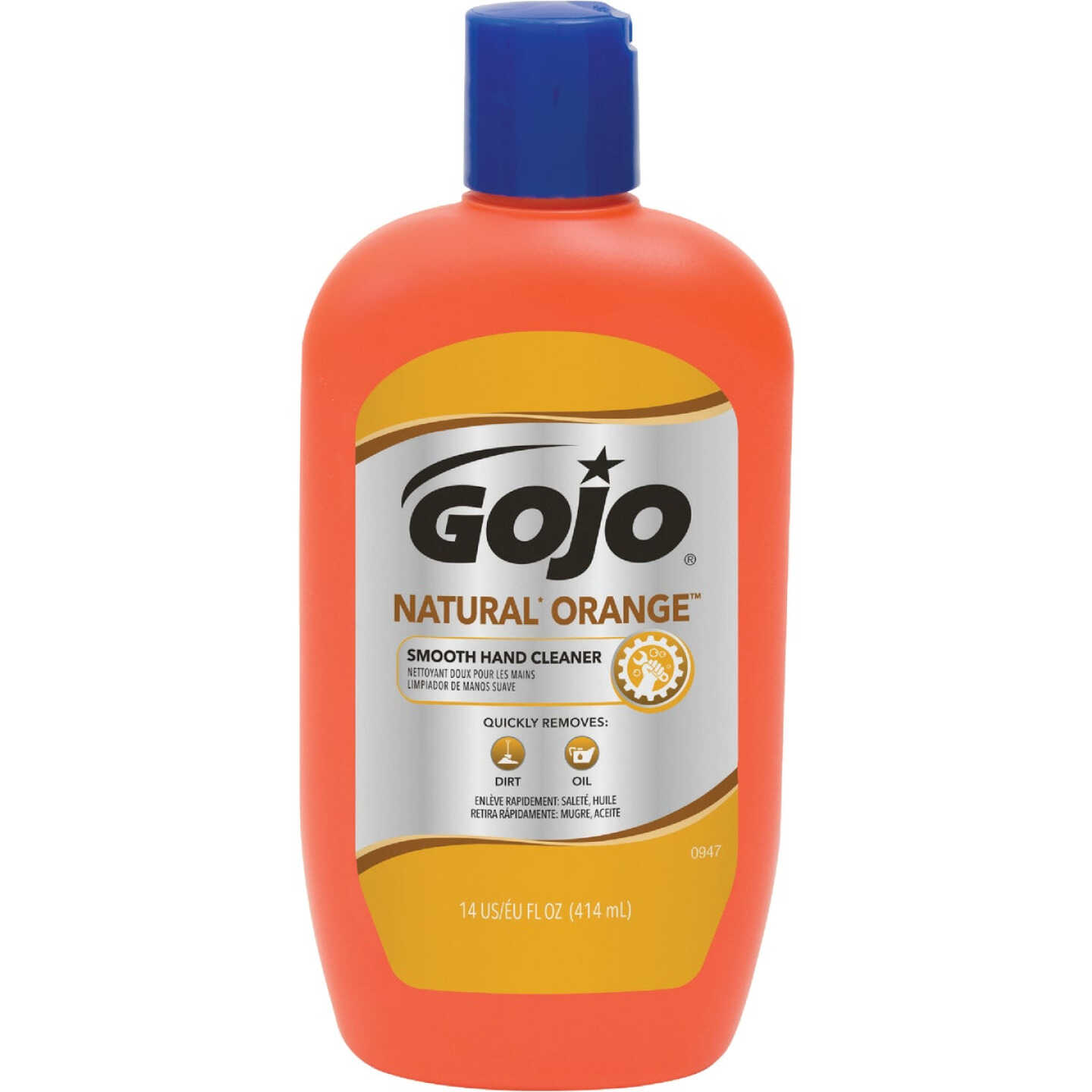 GOJO Natural Orange 14 Oz. Smooth Hand Cleaner Image 1