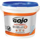 GOJO Fast Towels Multi-Purpose Heavy Duty Hand Cleaner Wipes, Fresh Citrus (130 Ct.) Image 1