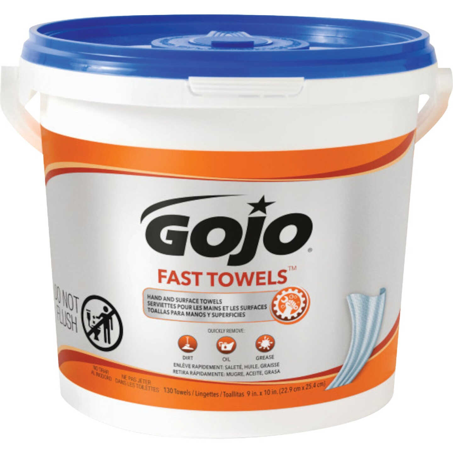 GOJO Fresh Citrus Pop-up Dispenser Fast Hand Cleaner Wipes, (130 Ct.) Image 1