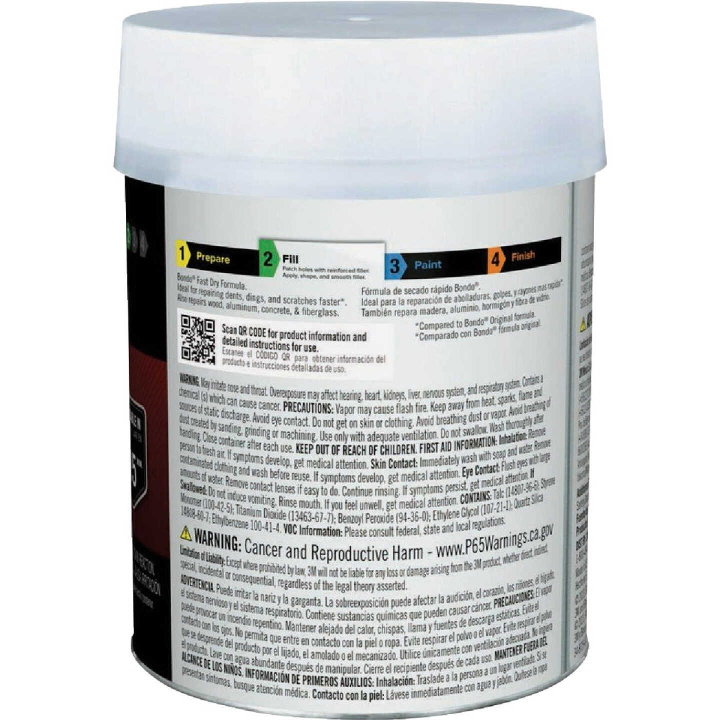 Bondo 25 Oz. Fast Dry Filler Image 3