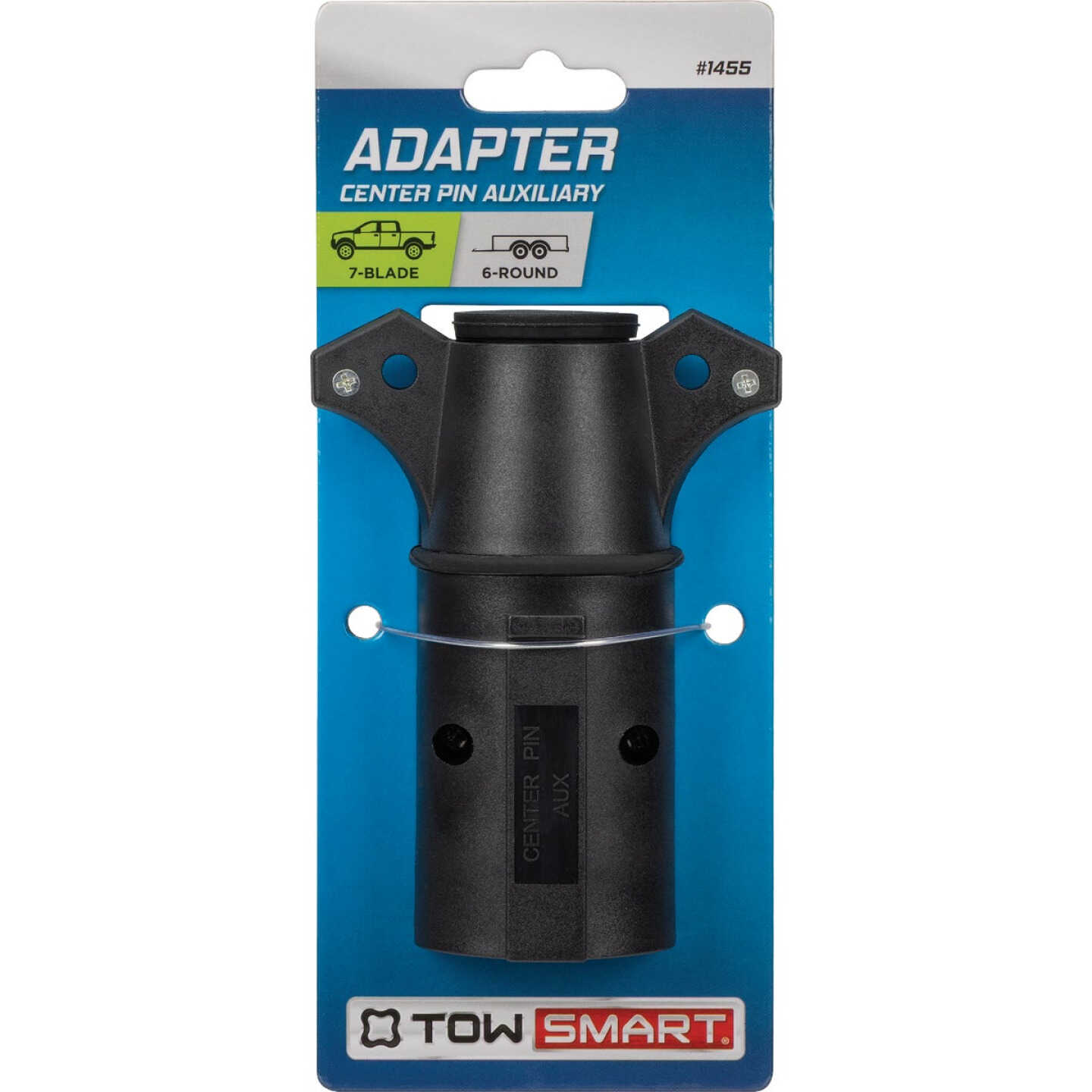 TowSmart 7-Blade to 6-Round Plug-In Adapter Image 1