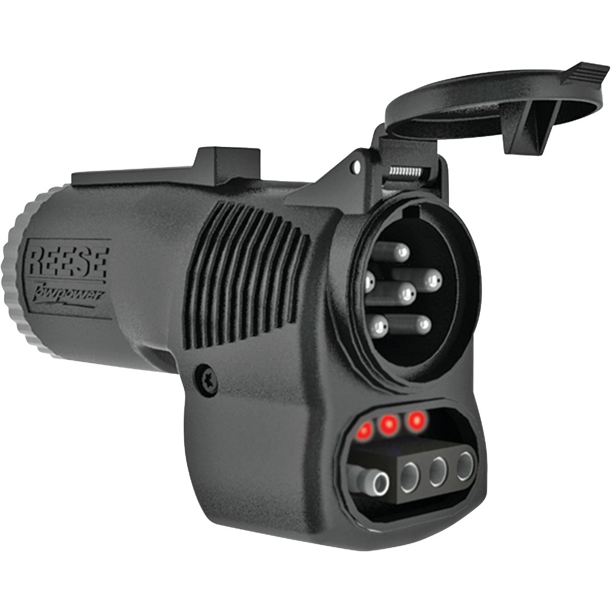 Hopkins Towing Solutions Multi-Tow 7-Blade to 6-Round and 4-Flat Adapter