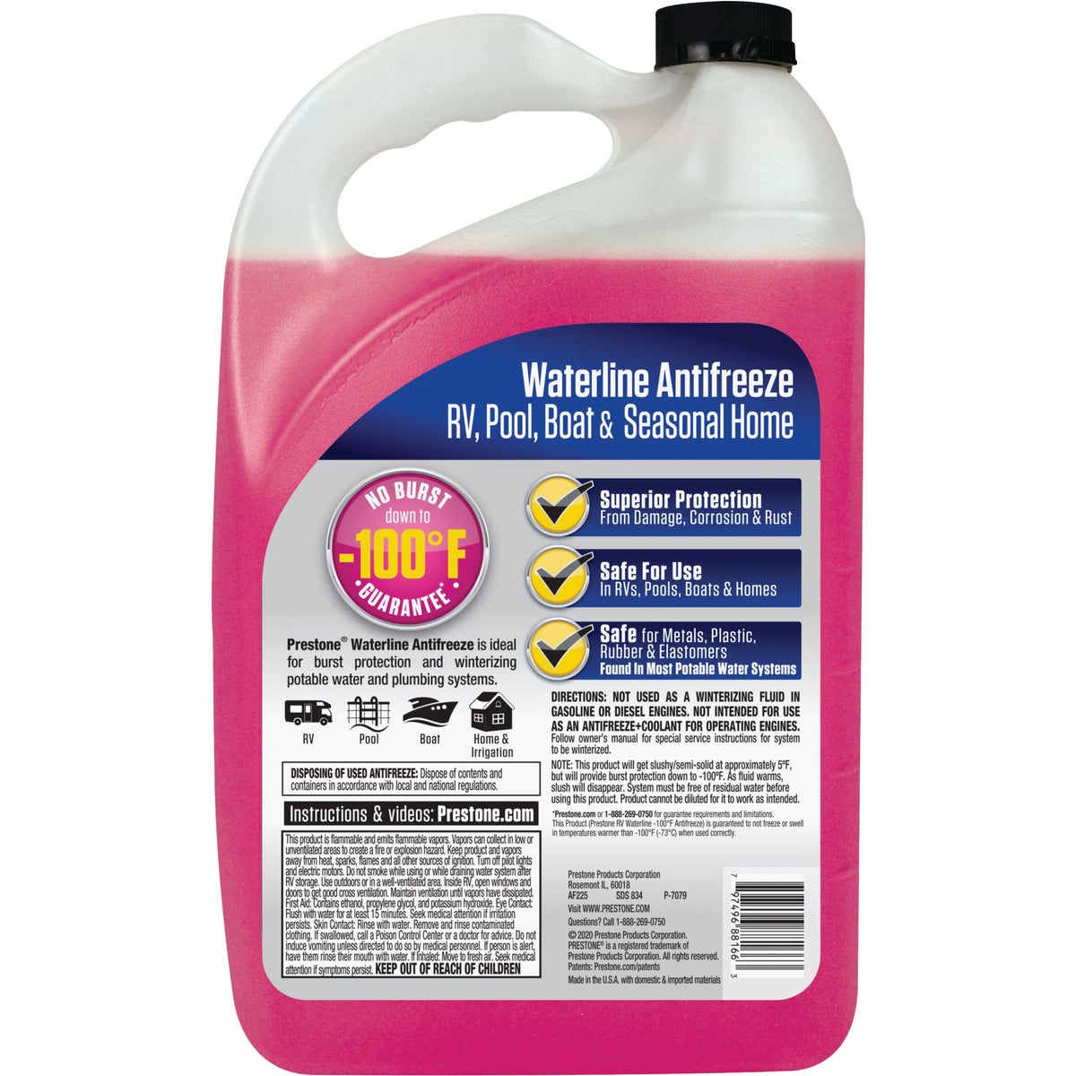 Prestone Gallon -100 Deg F RV and Marine Antifreeze Image 2