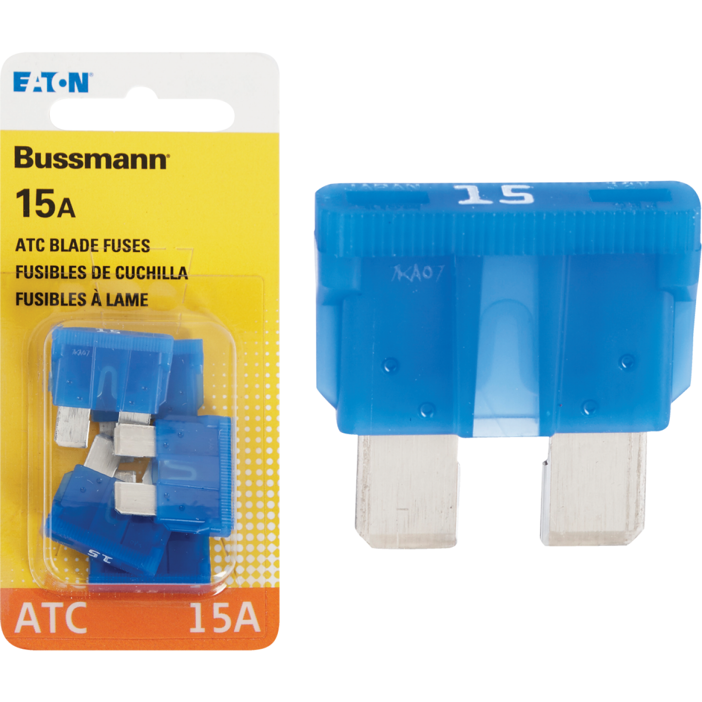 Bussmann 15A 32V ATC Blade Automotive Fuse (5-Pack) Image 1
