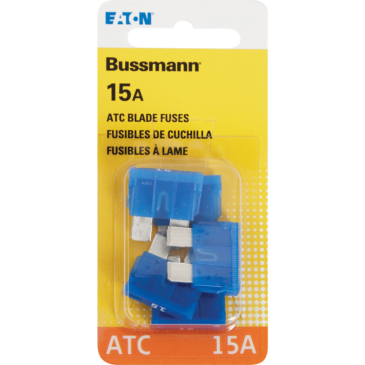 Bussmann 15A 32V ATC Blade Automotive Fuse (5-Pack) Image 2