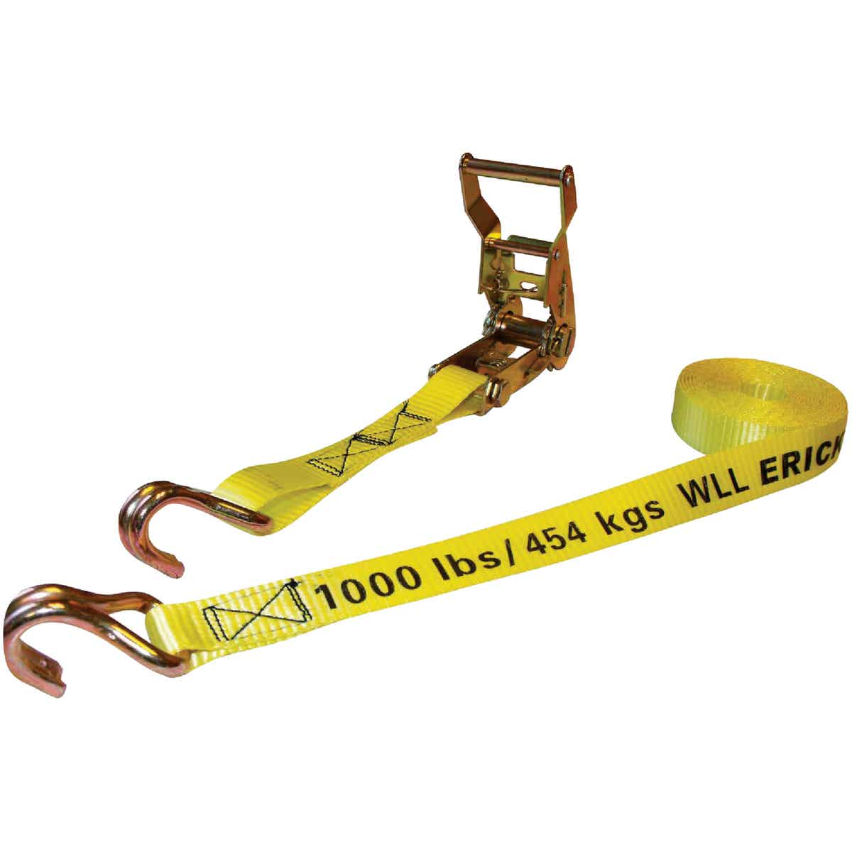 Erickson 1 In. x 25 Ft. 1000 Lb. Heavy-Duty Ratchet Strap