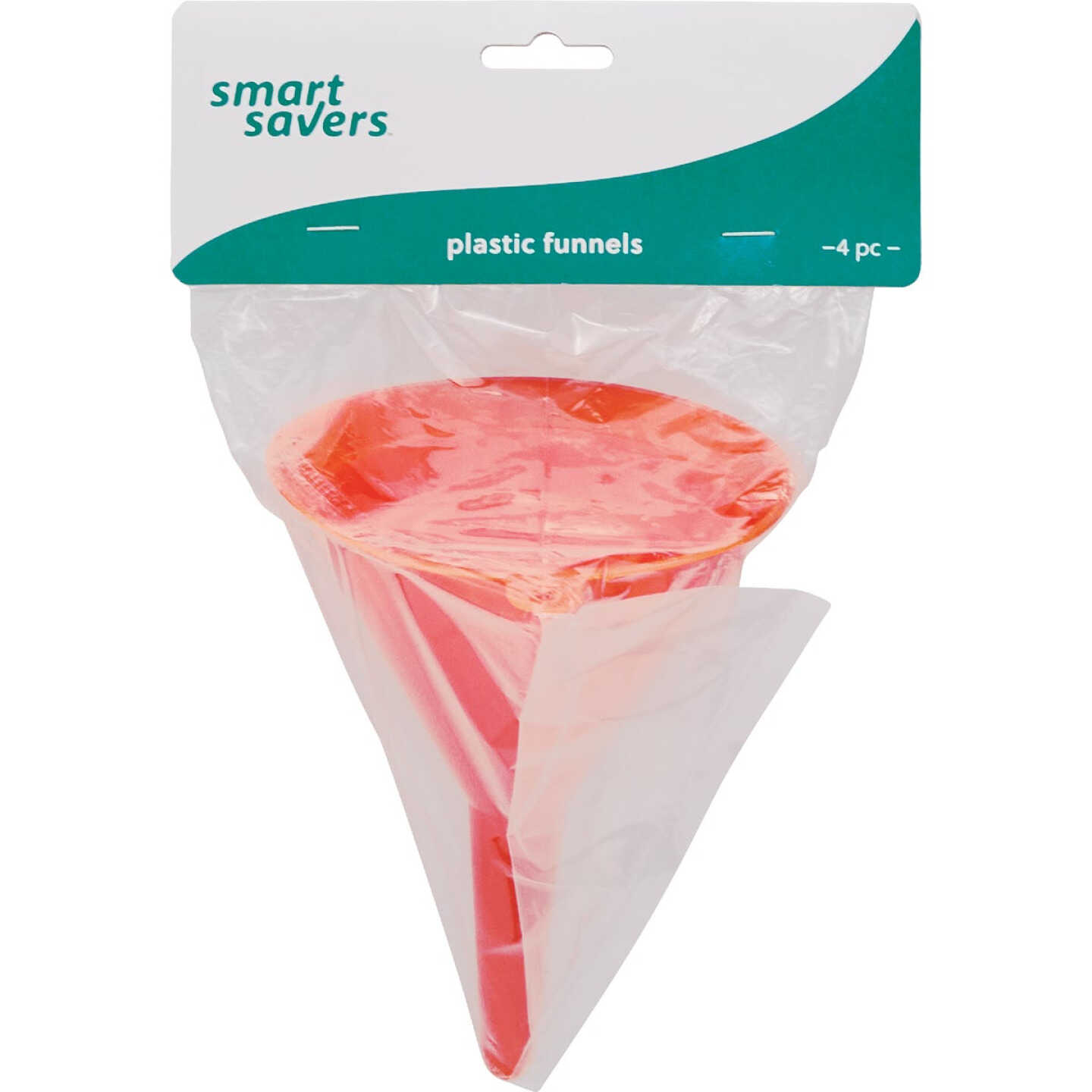 Smart Savers Plastic All-Purpose Funnel Set (4 Piece) Image 1
