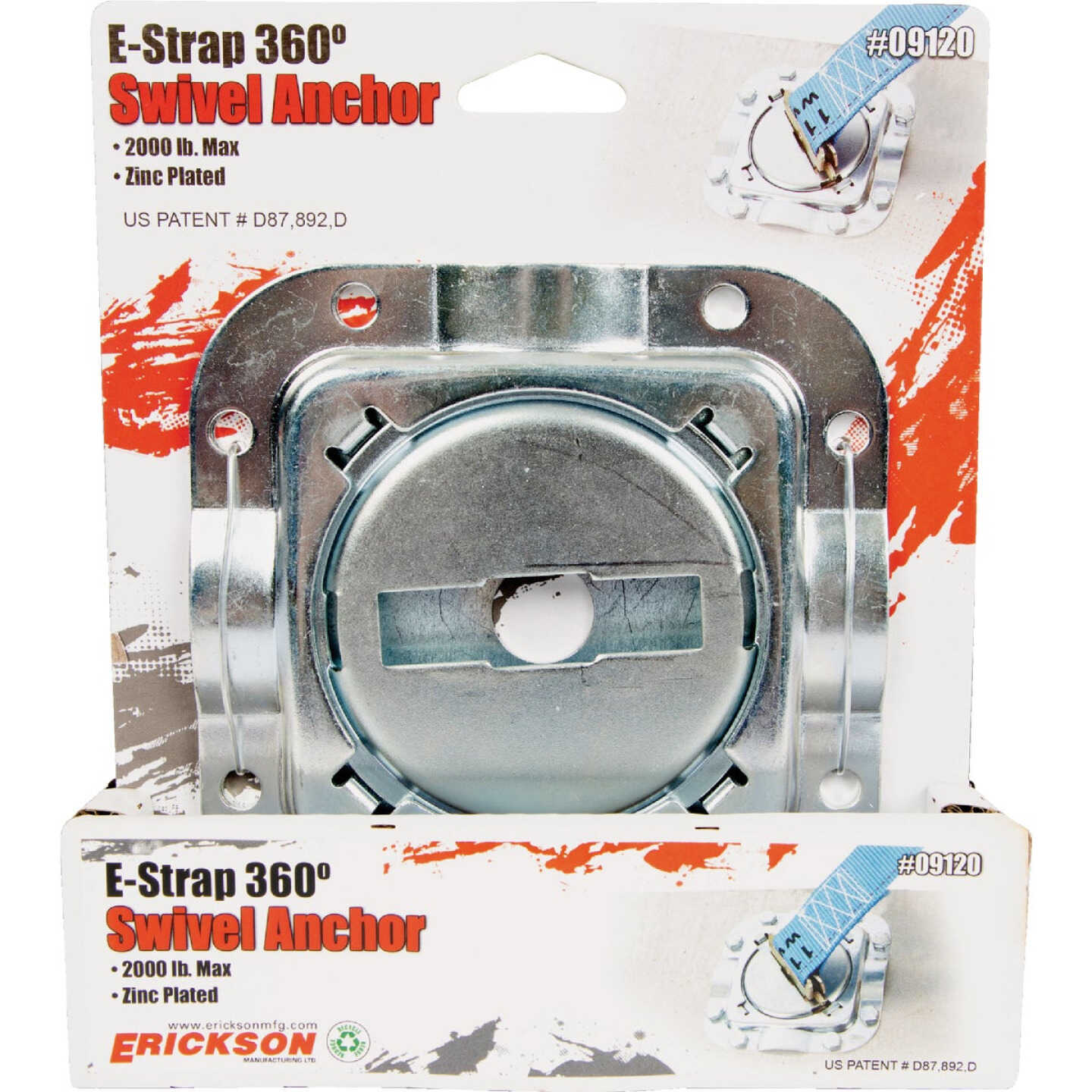 Erickson 360 Degree E-Slot Swivel Anchor Image 2