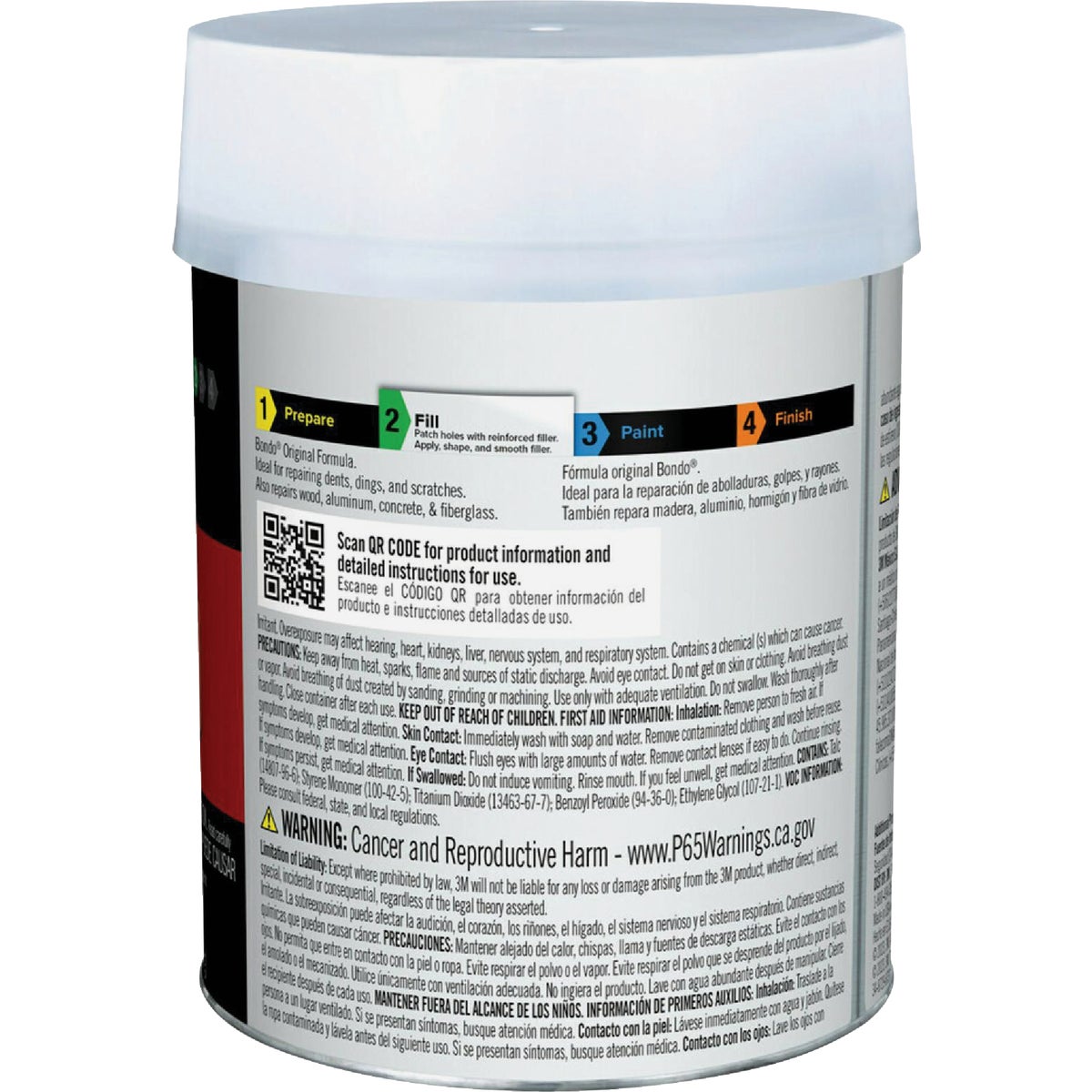 Bondo 1 Pt. Original Body Filler with Hardener Image 2